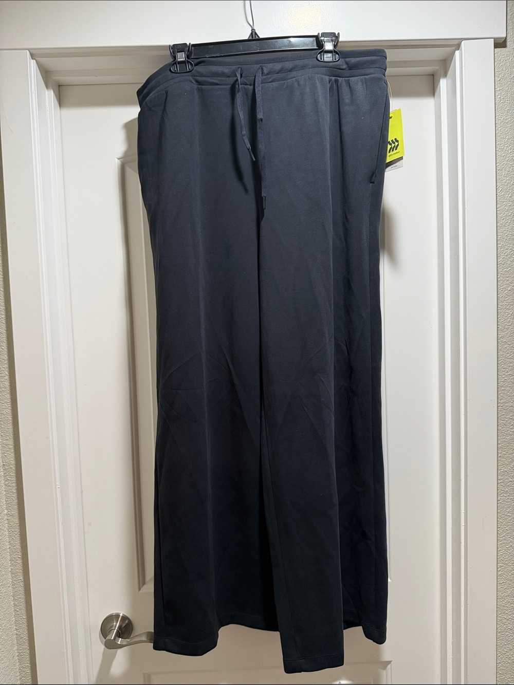 all in motion Black Women's Drawstring Wide Leg Jogger Pants